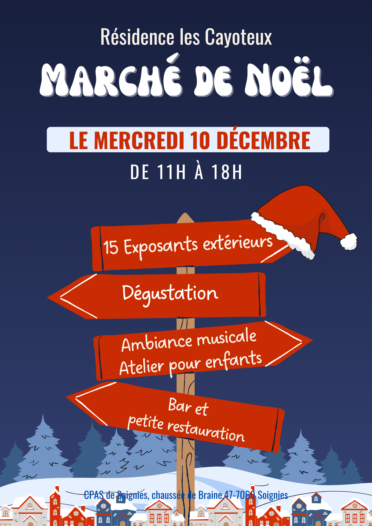 March de Nol de la Rsidence Les Cayoteux 